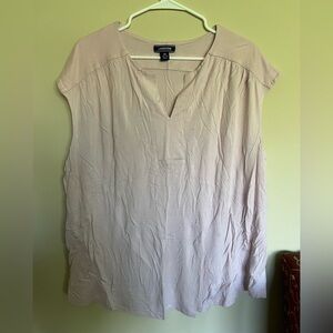 Lands' End Women's Light Pink Sleeveless Top